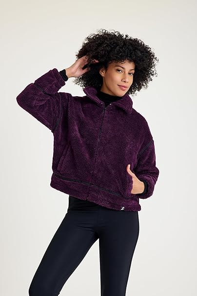 Kadın Peluş Mont Mor Tarzınızı Yansıtacak Cinsten