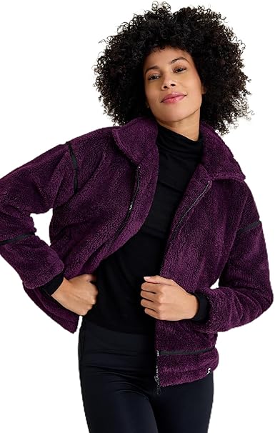 Kadın Peluş Mont Mor Tarzınızı Yansıtacak Cinsten