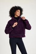 Kadın Peluş Mont Mor Tarzınızı Yansıtacak Cinsten